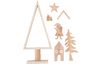 Déco en bois à assembler VBS « Sapin avec Santa »