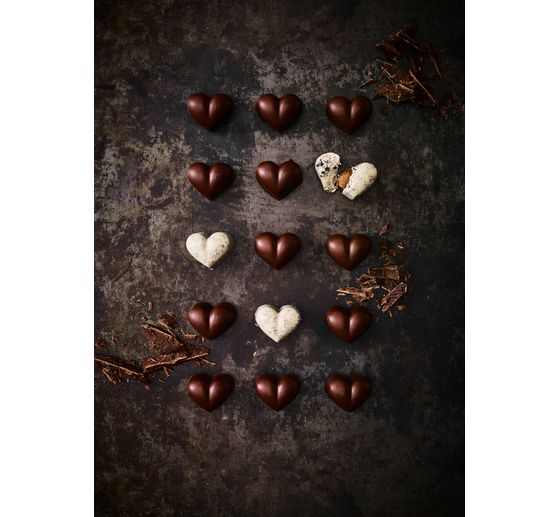 Silicone praline moulds "Heart"