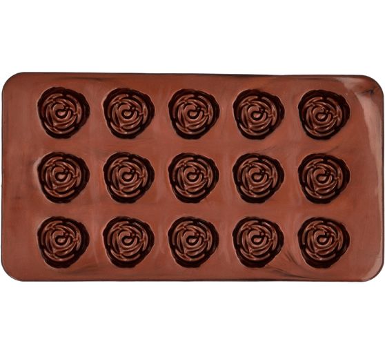 Moules à chocolats en silicone « Rose »