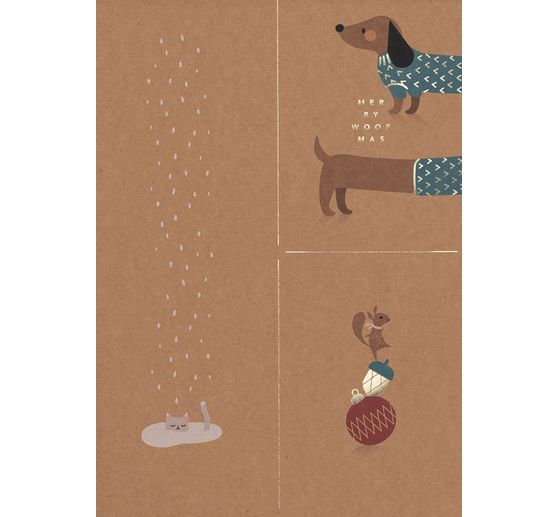 Motif block "Kraft paper Xmas"