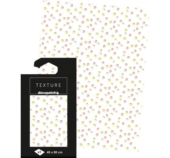 Papier Décopatch hotfoil « Flying Drops »