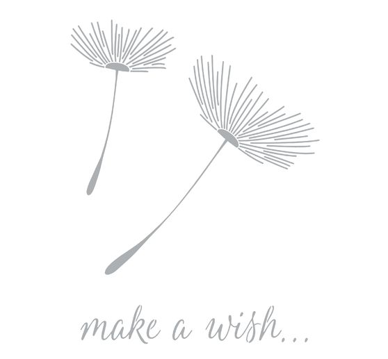 Pochoir « Make a wish »