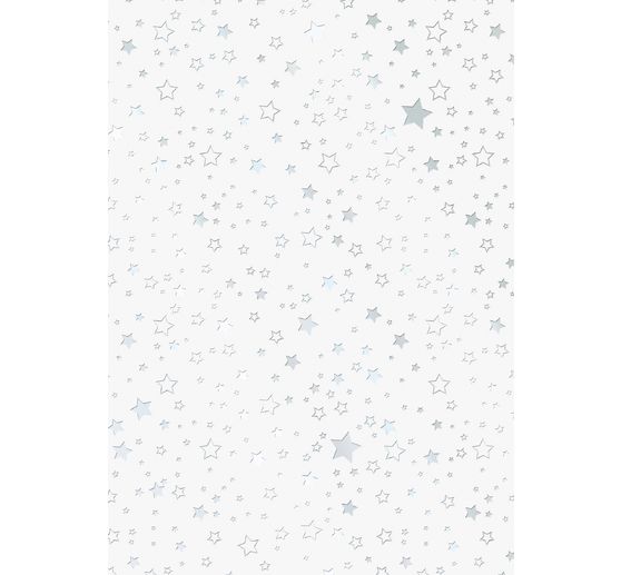 Bloc de papier cartonné « Étoiles » Or/Argent