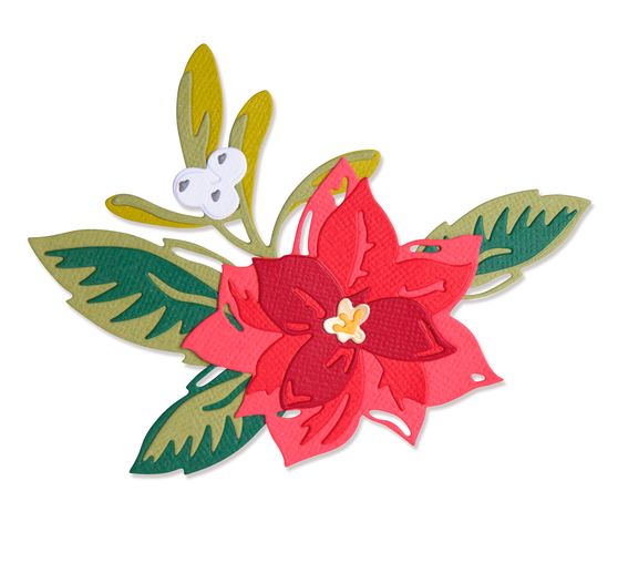 Sizzix Thinlits punching template "Layered Christmas Flower"