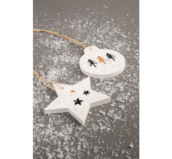 Moule en silicone « Hiver » & pochoir