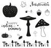 Tampons Clear Stamps « Lueurs automnales »
