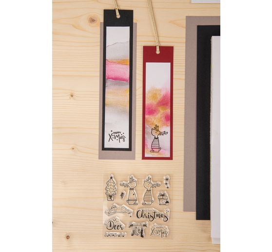 Tampons Clear Stamps « Amis des rennes »