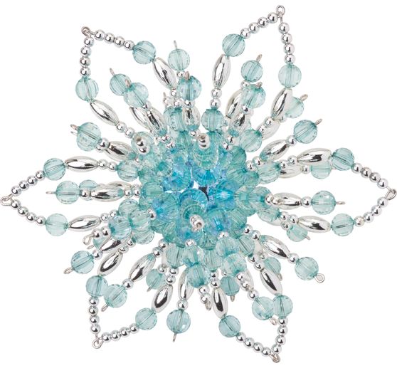 Set complet étoile en perles « Crystal Blue »