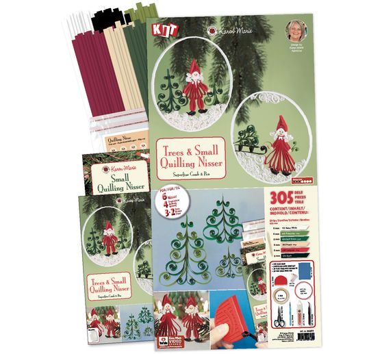 Set de quilling Karen-Marie « Trees and Nisser »