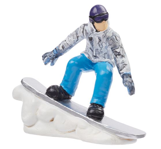 Snowboarder miniature, env. 9,5 cm
