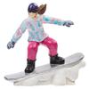 Snowboardeuse miniature, env. 9,5 cm