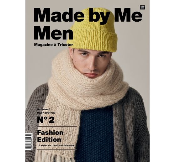 Magazine à tricoter Rico Design Made by Me Men II - Fashion Edition