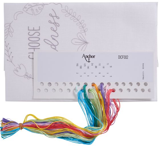 Kit de broderie Anchor Freestyle « Kindness - Ana Clara Bordou »