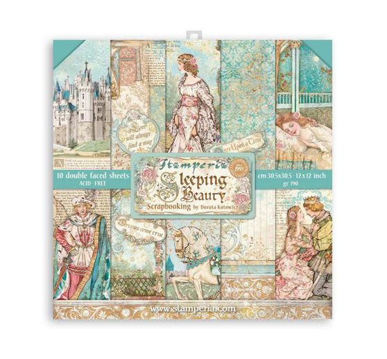 Bloc de papier scrapbooking « Sleeping Beauty »