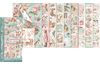 Papiers à motifs « Pink Christmas », 10 feuilles, 15 x 30,5 cm