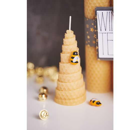 Beeswax honeycomb panels