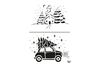 Pochoir « Home for Christmas », A4