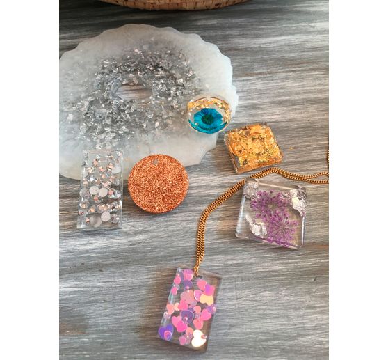 Moules En Silicone Forme Gland - Lot De 5 - Pour Résine, Argile, Cire, Savon, Chocolat - DIY Bijoux, Pendentifs - Diamètre 12 Mm