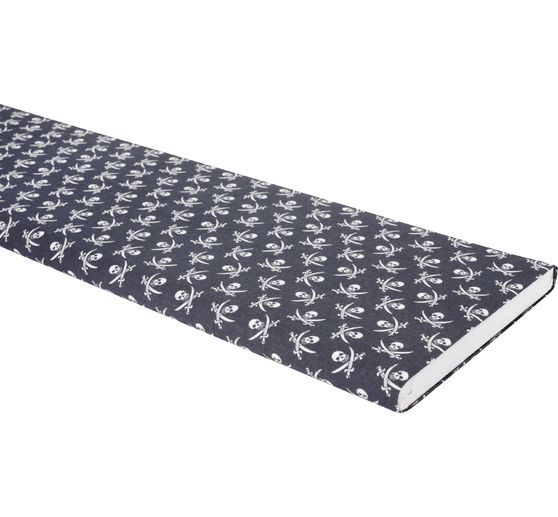 Tissu coton au mètre « Pirate tête de mort »