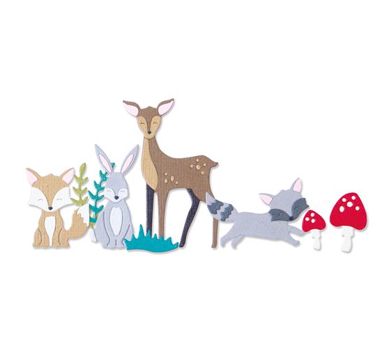 Gabarit d'estampe Sizzix Thinlits « Woodland Nature »