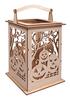 Lanterne en bois « Halloween », kit de construction