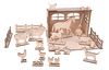 Kit de construction en bois « Animaux de la ferme », 45 pc.