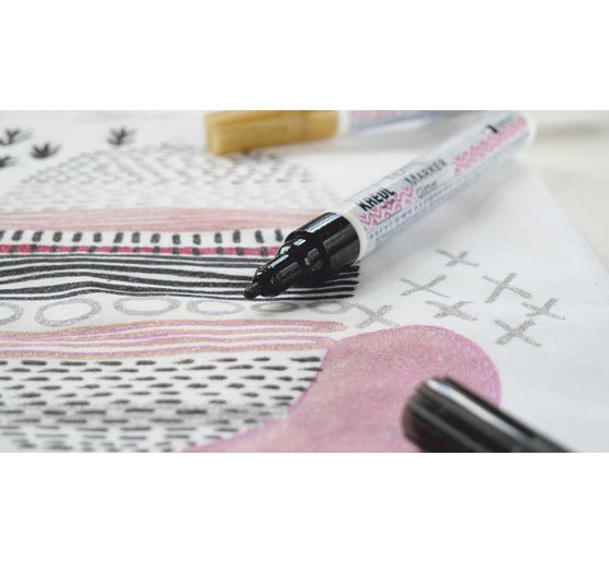 KREUL Textile marker medium "Glitter"