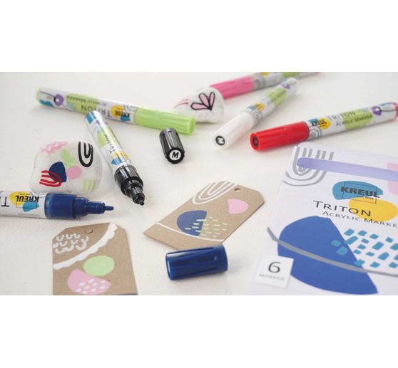 Triton Acrylic Marker « Medium » KREUL, set de 6