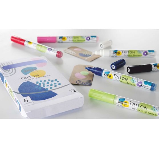 Triton Acrylic Marker « Medium » KREUL, set de 6