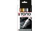 Set de marqueurs Marabu YONO « METALLIC », 4 pc., 1,5 - 3 mm