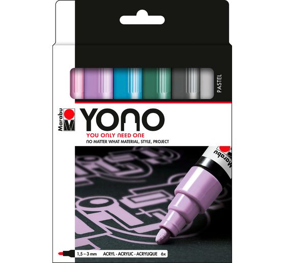 Set de marqueurs Marabu YONO « PASTEL »