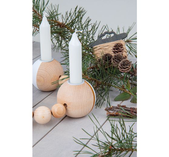 Candle holder "Wooden ball"