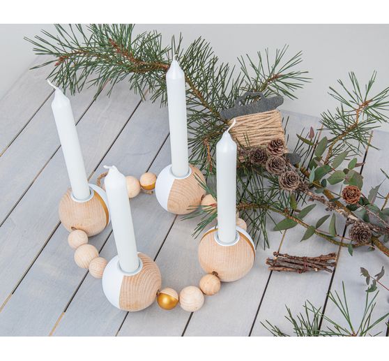 Candle holder "Wooden ball"