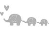 Gabarit d'estampe « Famille d'éléphants »
