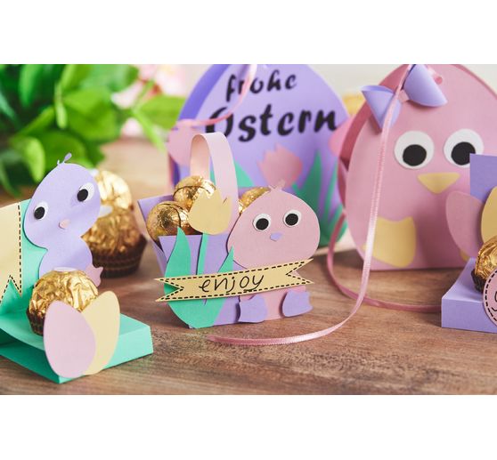 Set de gabarits VBS « Boîtes poussin »