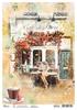 Motif straw silk "Café de Paris