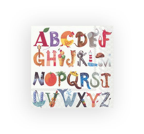 Napkin "ABC'S.."