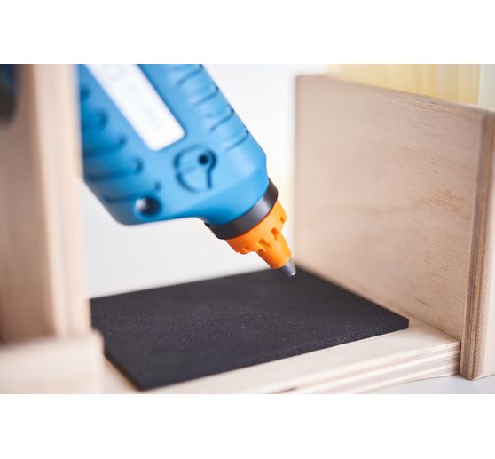 Holder for hot glue gun