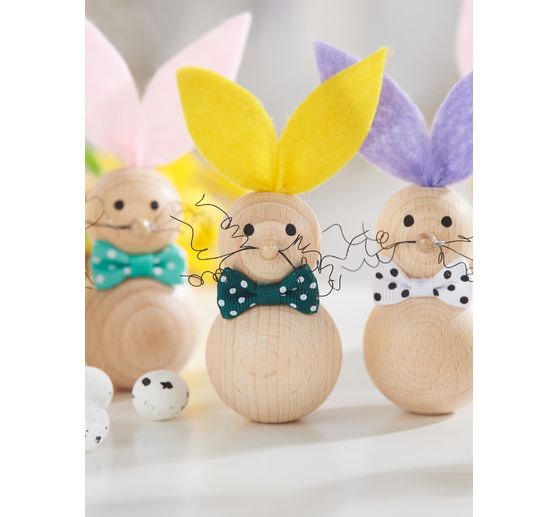 Perles en bois VBS « Ø 30 mm »