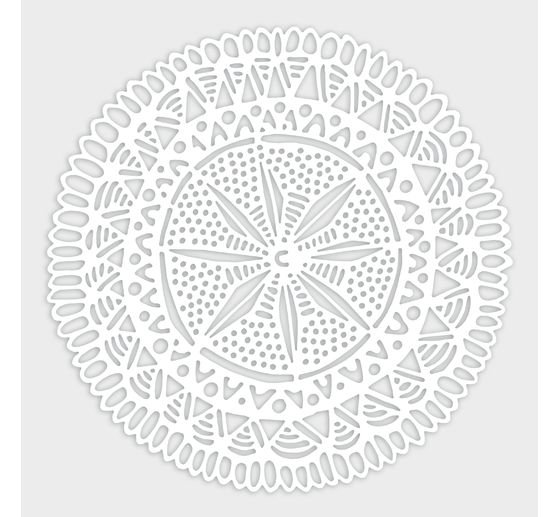 Pochoir « Cercle mandala 2 », 15 x 15 cm