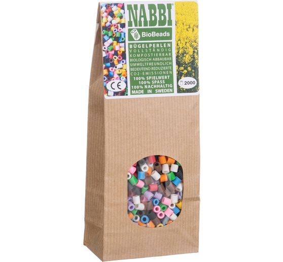 Perles à repasser écologiques Nabbi, 2000 pc.
