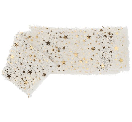 VBS Faux fur ribbon "Stars"