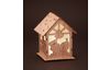 Kit de construction en bois VBS « Maison lumineuse - Bonhomme de neige", éclairage inclus