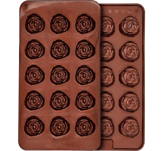 Moules à chocolats en silicone « Rose »