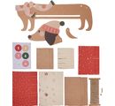 Calendrier De L'Avent Pour Chien - Décorations Noël Teckel - 24 Jours - Acrylique - Pour Cheminée, Fenêtre, Salon