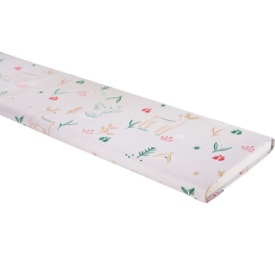 Tissu coton au mètre « Magnus le renne »