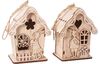 VBS Wooden building kit "Rabbit houses", with LED