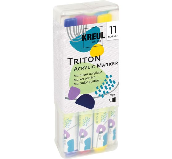Triton Acrylic Marker « Edge » KREUL, Powerpack