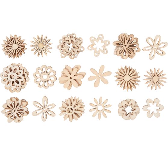 Assortiment de pièces à disperser fleurs « Shari » 