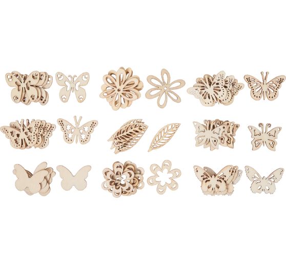 Assortiment de pièces à disperser papillons « Shari »